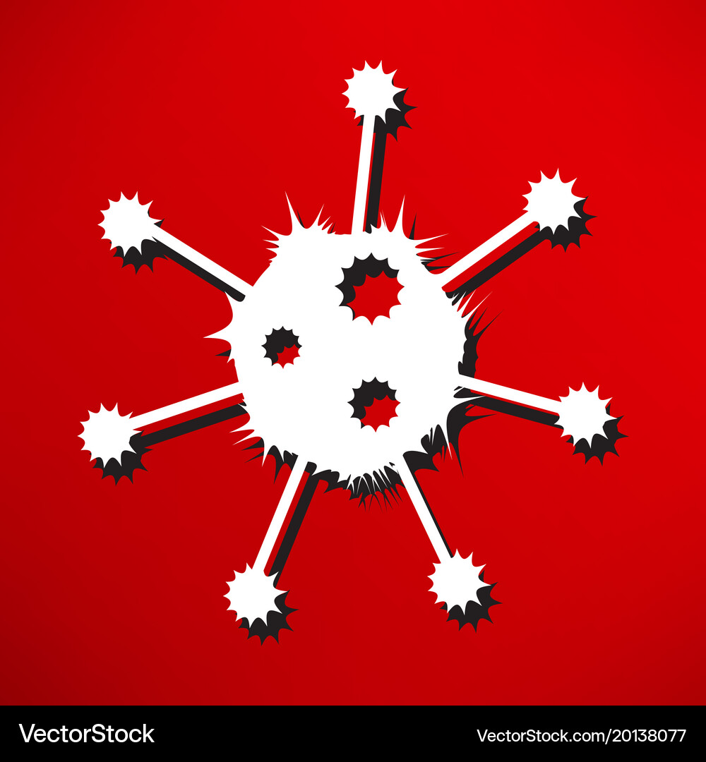 Virus icon Royalty Free Vector Image - VectorStock