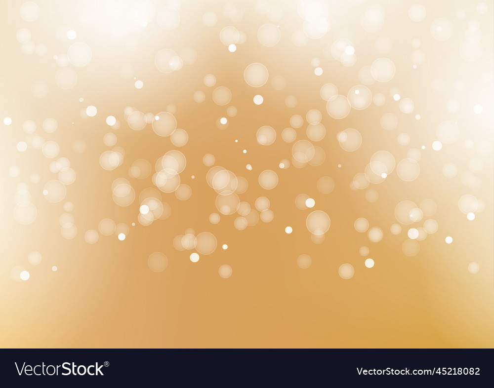 Abstract gradient background bokeh light on gold