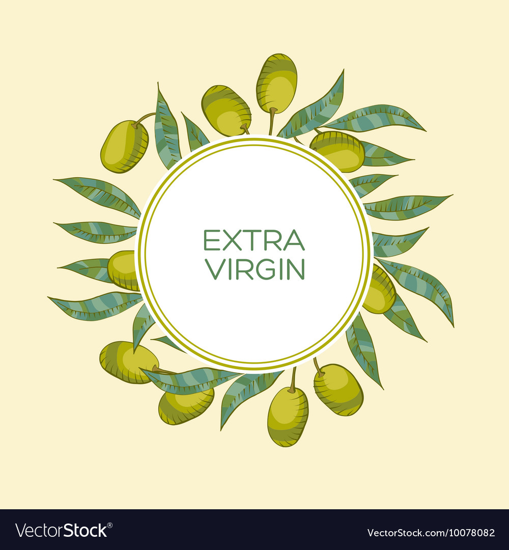 Background with olive branch