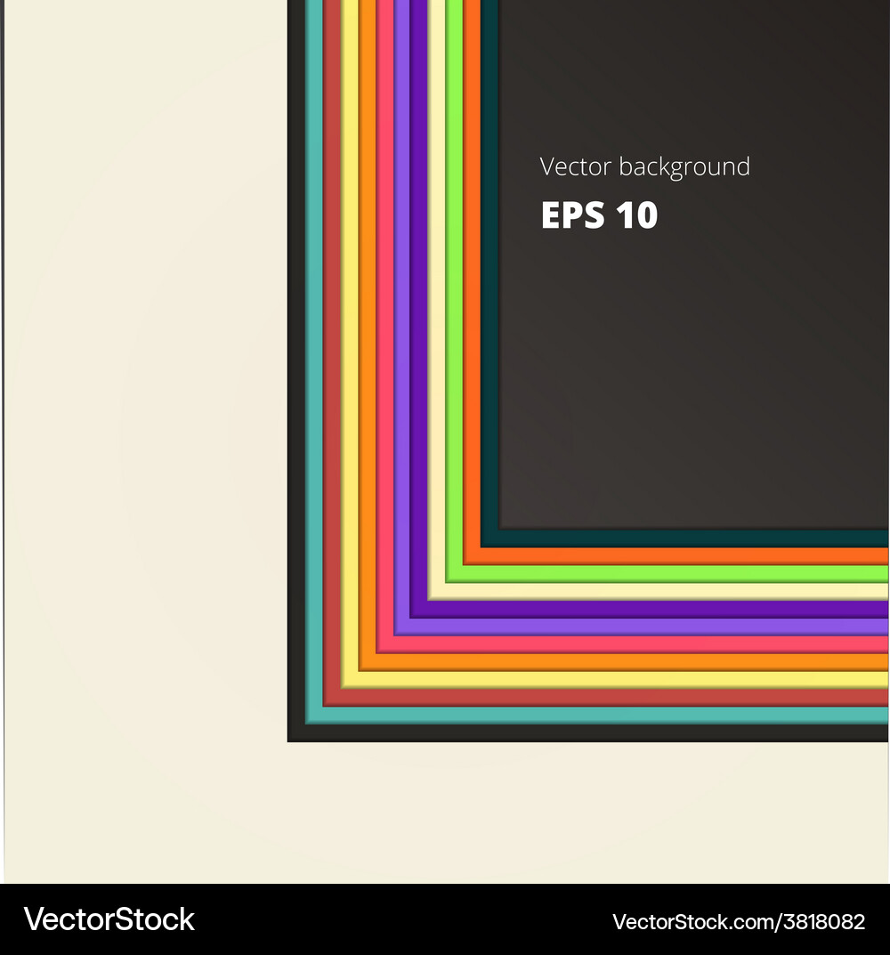 Colored lines element for your design Royalty Free Vector