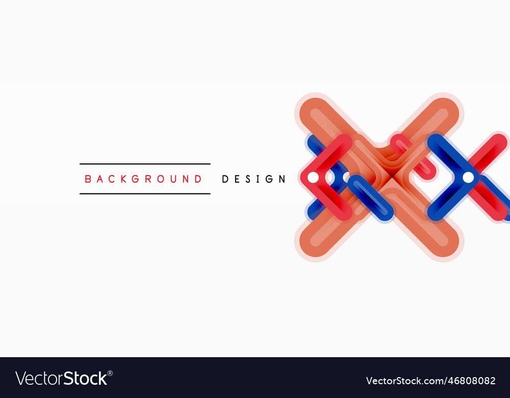 Cross line background minimal geometric template Vector Image Cross line background minimal geometric template