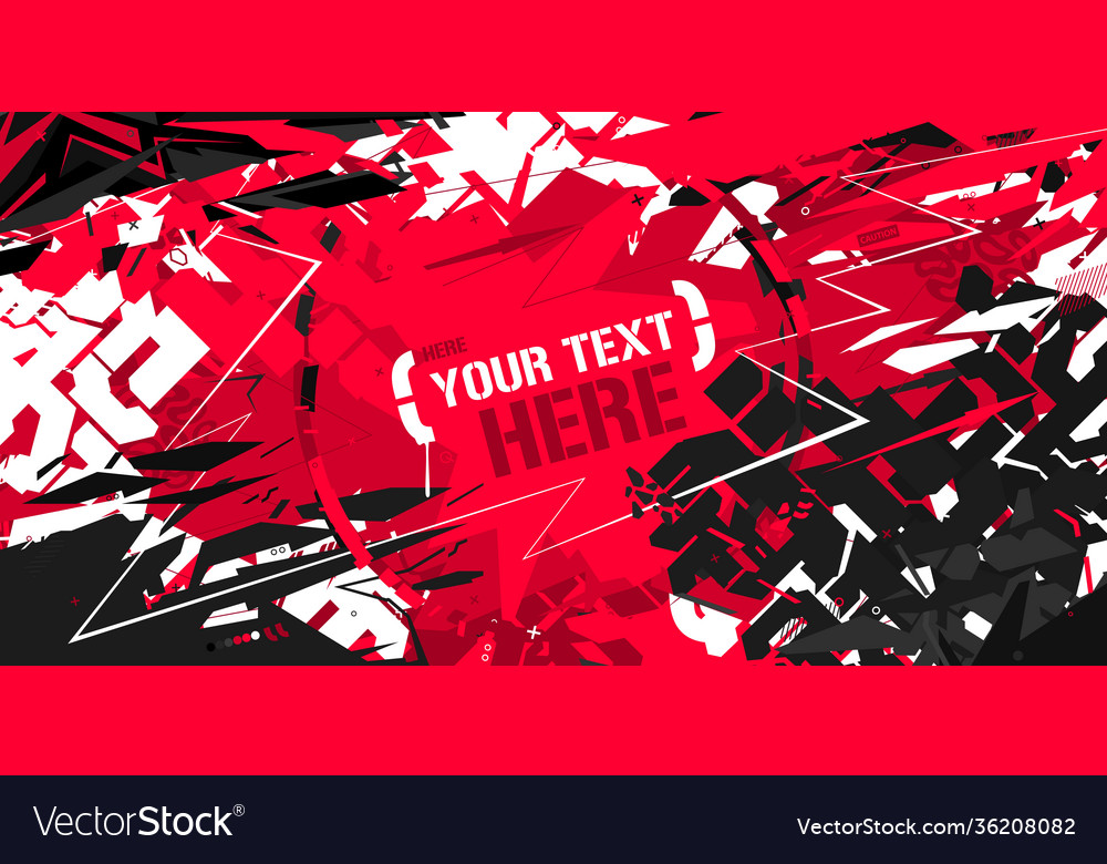 Cyberpunk Graffiti Abstract