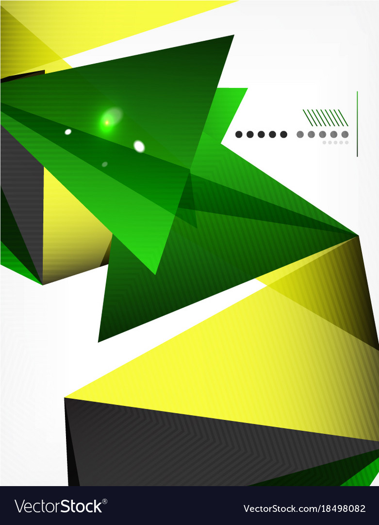 Geometrical abstract triangle background