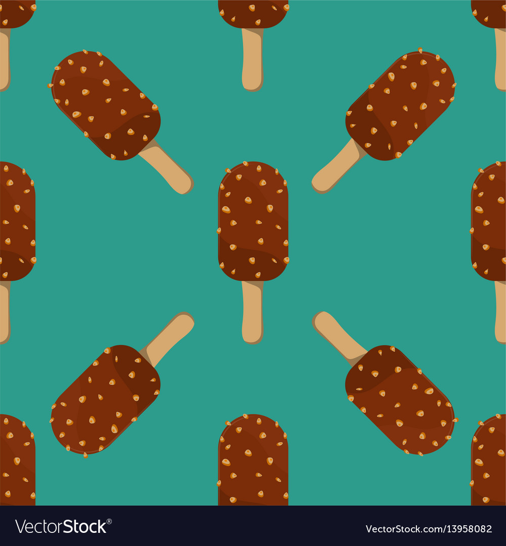 Ice cream seamless pattern