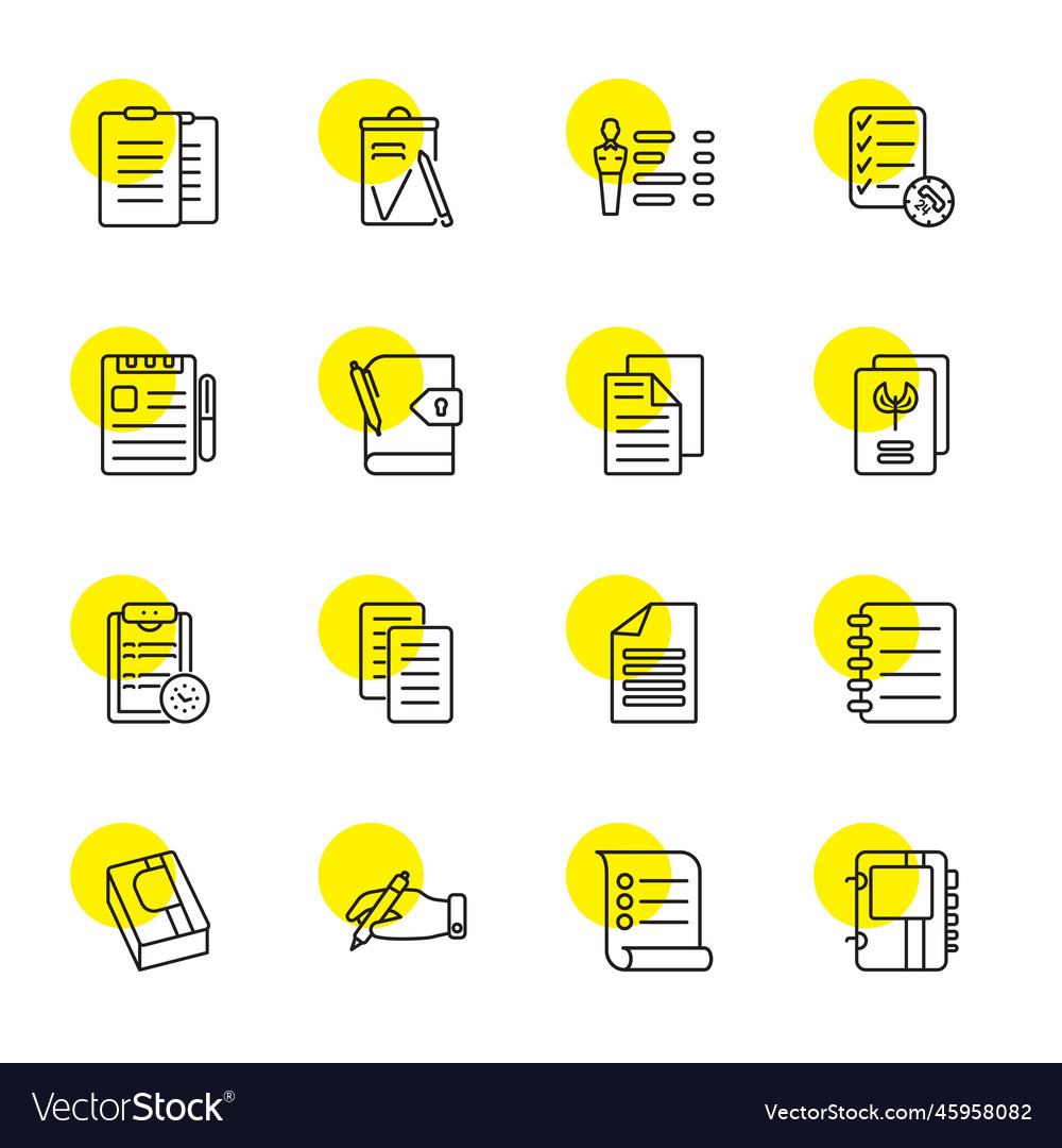 Notepad icons