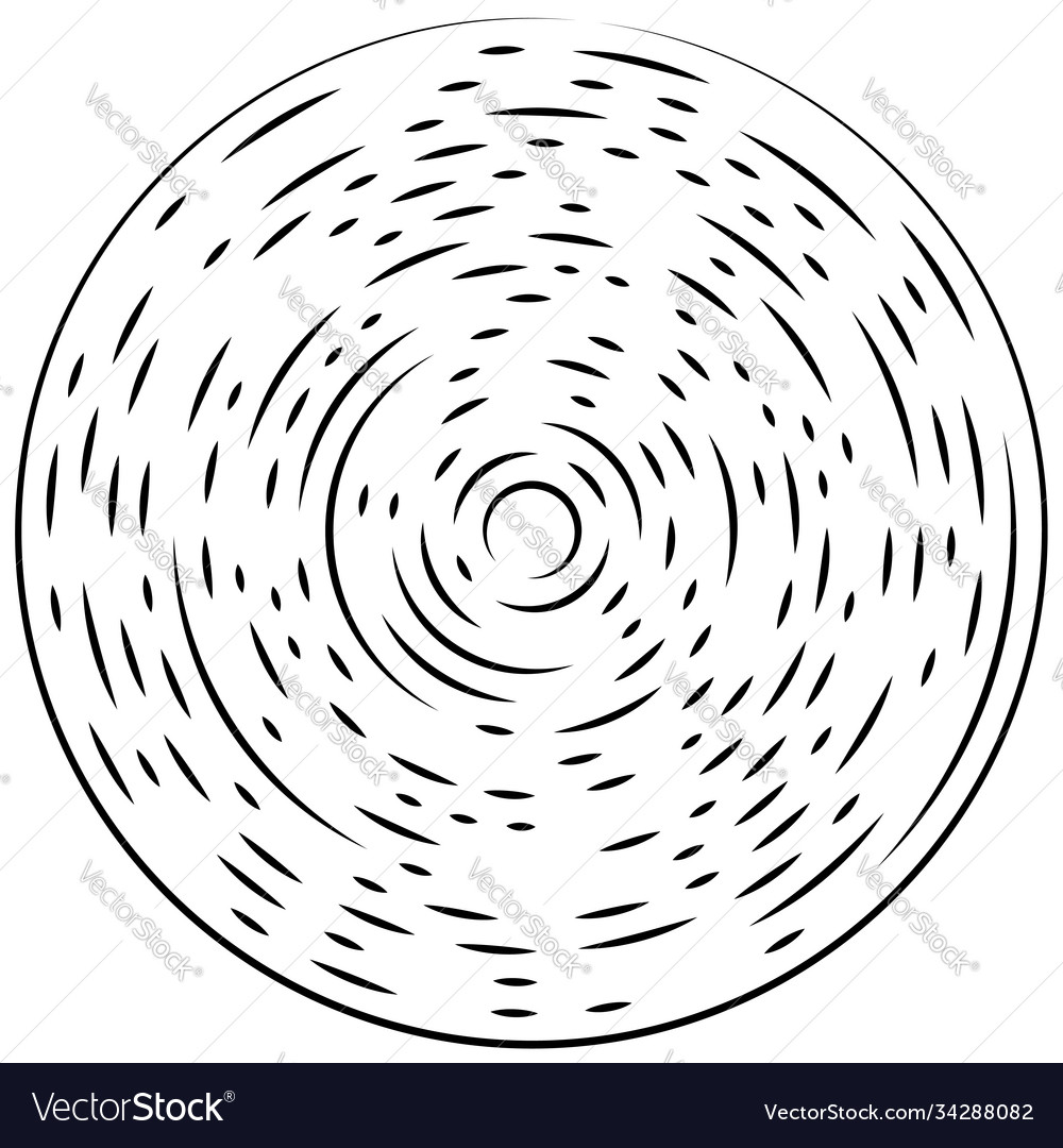 Radial radiating lines abstract burst element