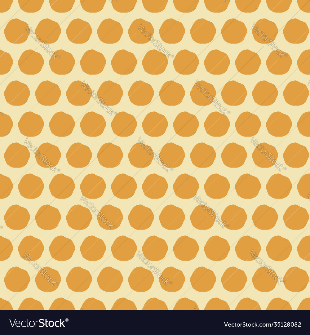 Rough yellow dots repeat pattern print background
