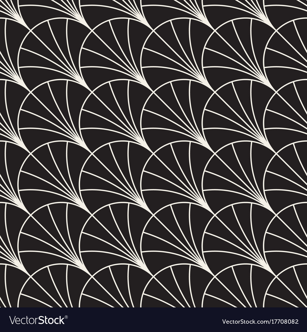 Rounded Line Geometric Pattern