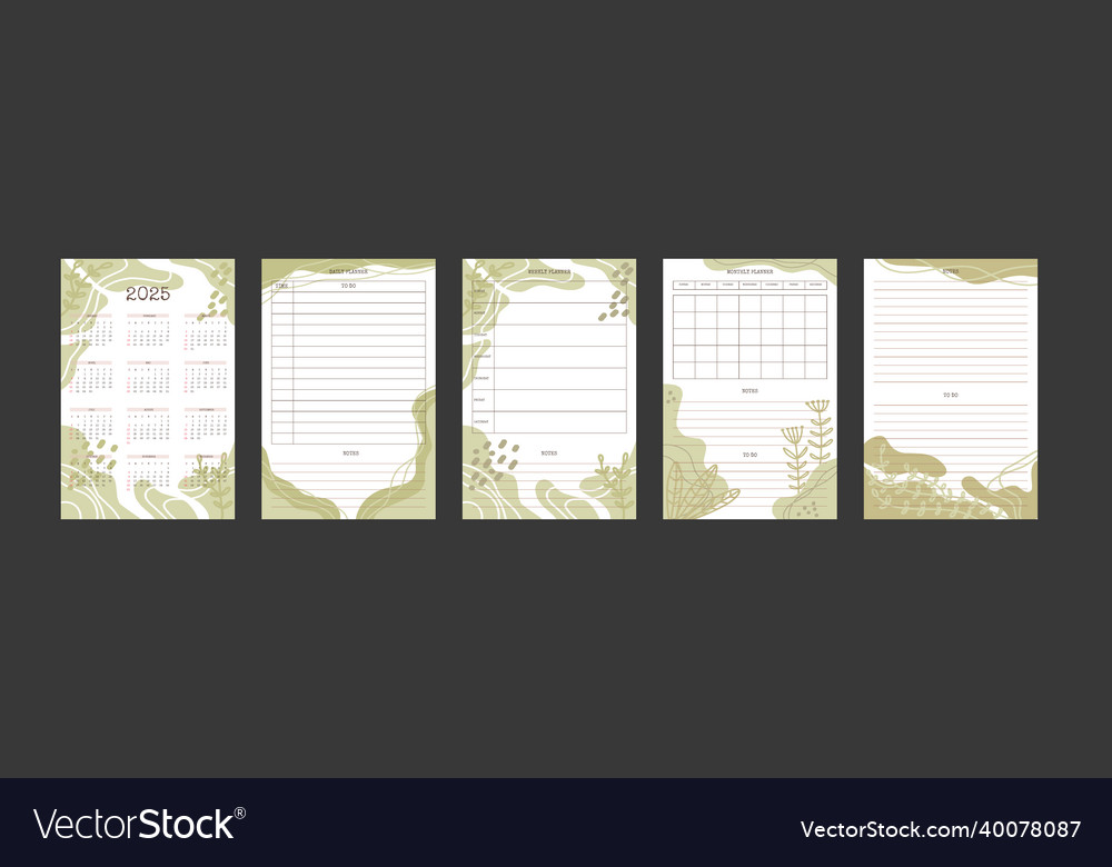 2025 calendar and daily weekly monthly planner