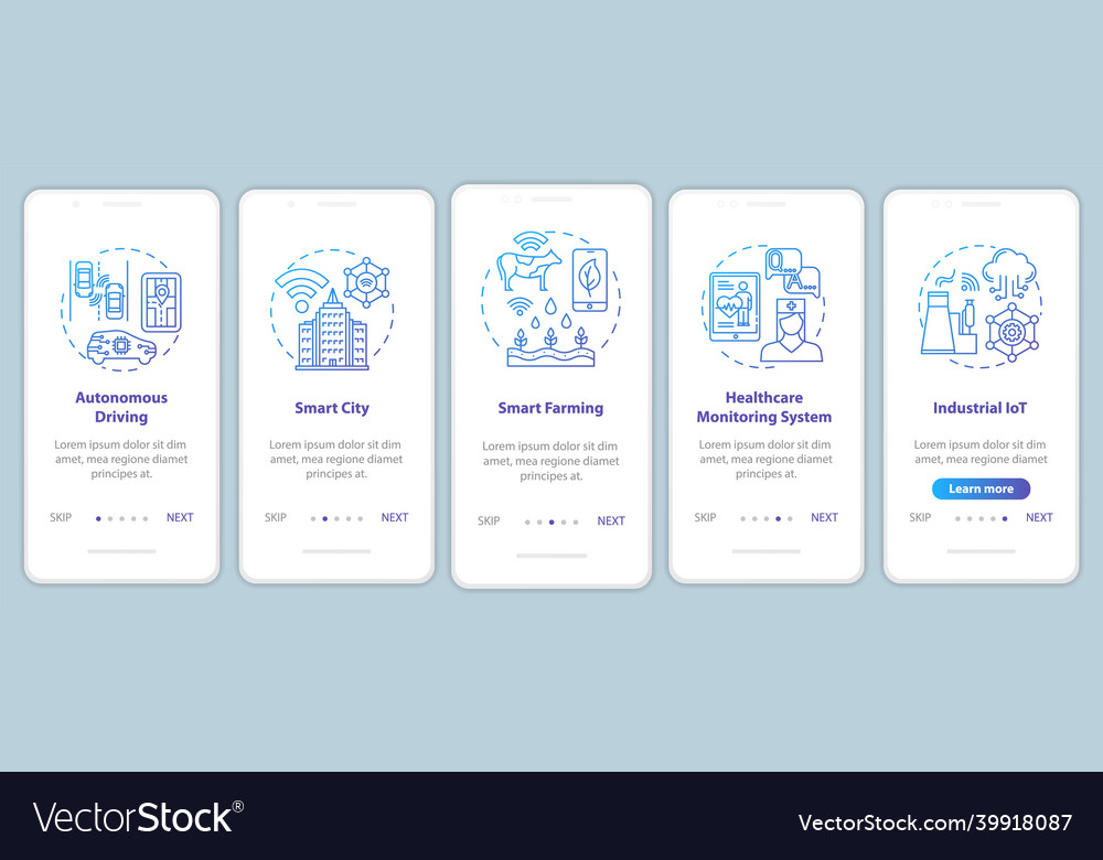 5g technologies onboarding mobile app page screen Vector Image 5g technologies onboarding mobile app page screen