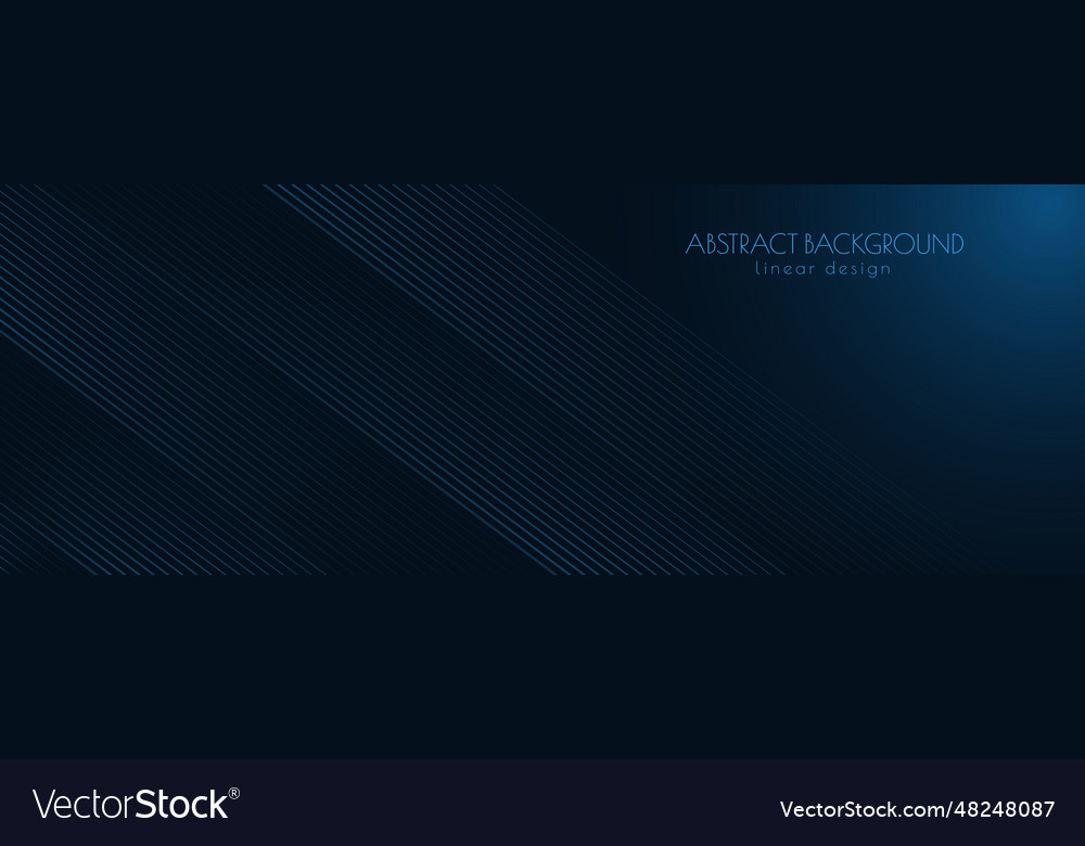 Abstract background with linear shapes template vector image Abstract background with linear shapes template