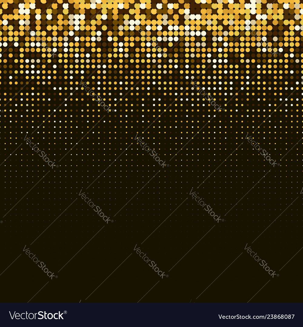 Abstract golden halftone background