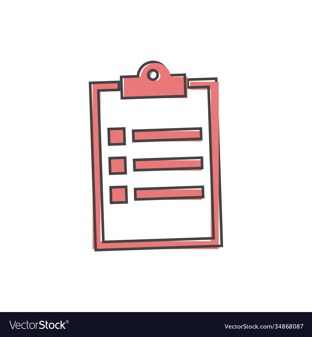 Clipboard and checklist with checkmarks business vector image Clipboard and checklist with checkmarks business