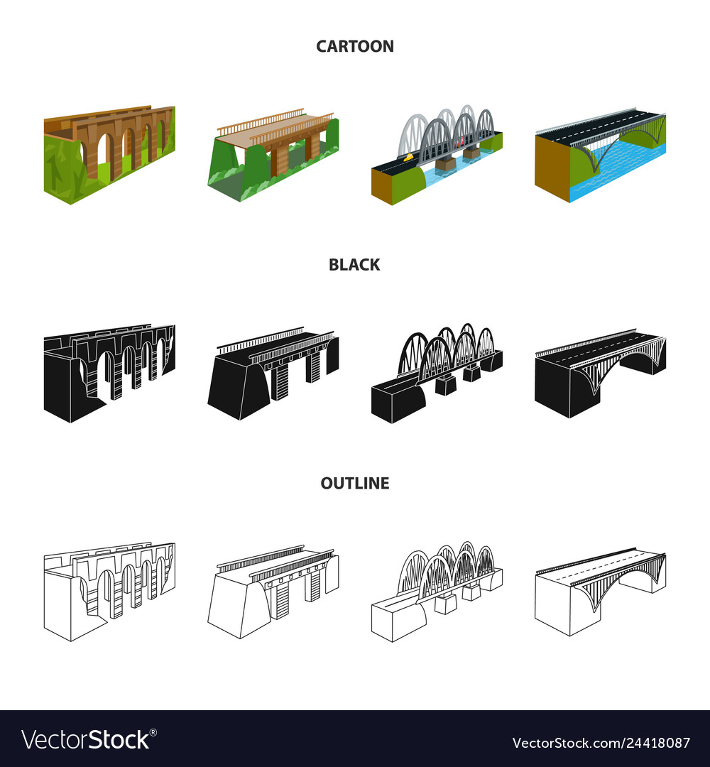 Isolated object of connection and design logo set vector image Isolated object of connection and design logo set