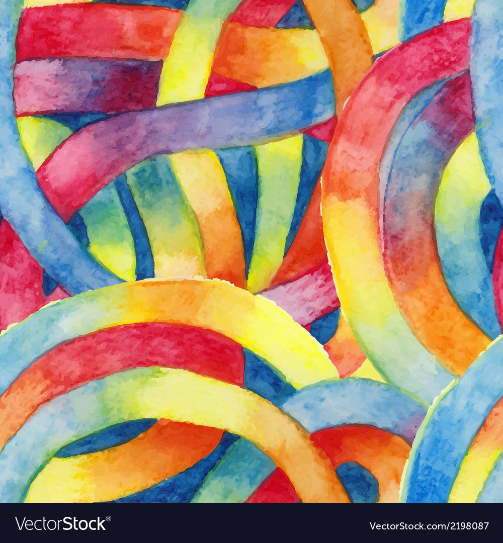 Retro Watercolor Pattern