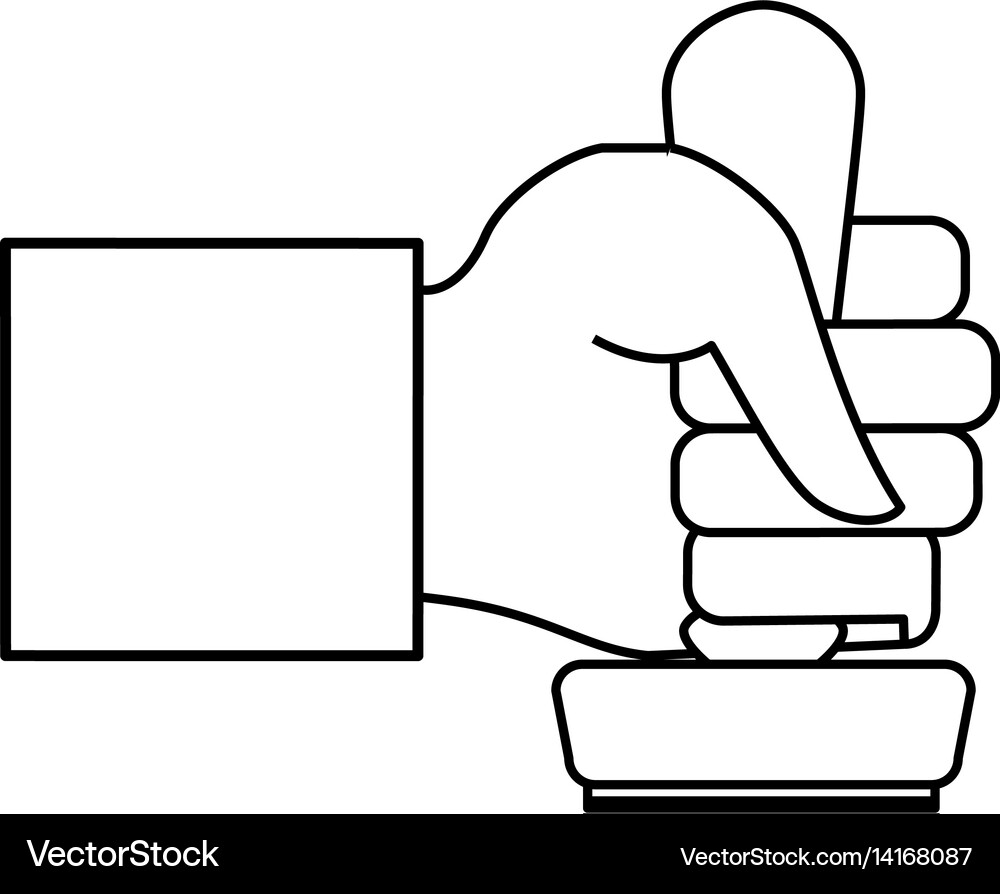 Rubber stamp print Royalty Free Vector Image - VectorStock