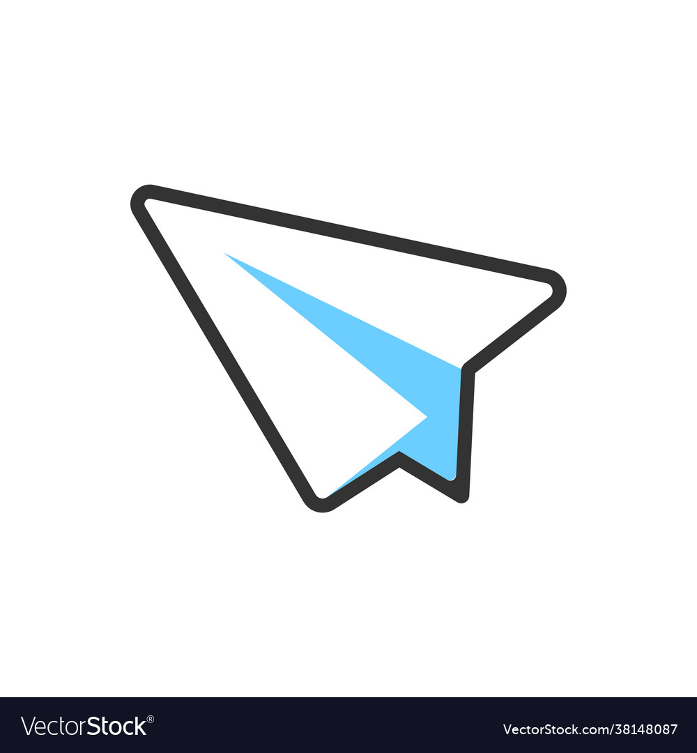 Send message line icon set mail