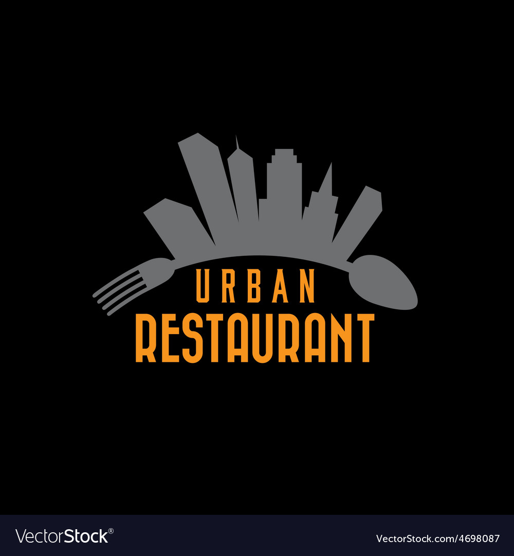 Urban restaurant design template