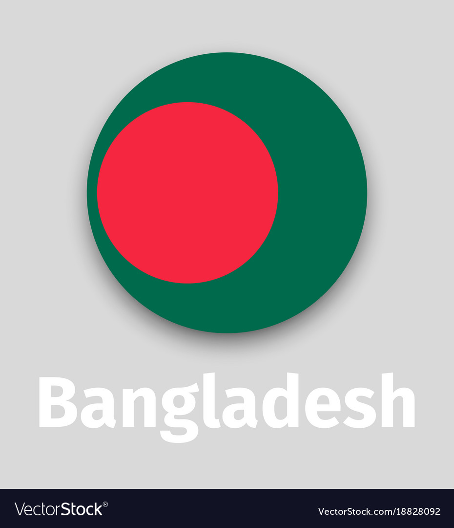 Bangladesh flag round icon