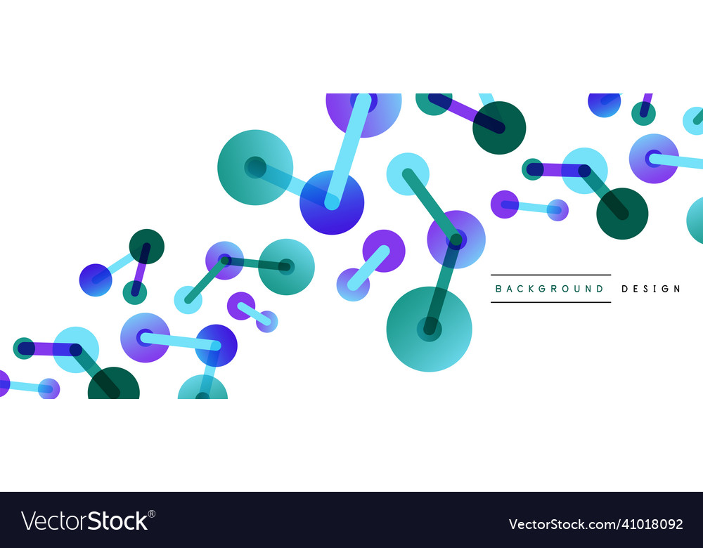 Connected Dots Abstract Background