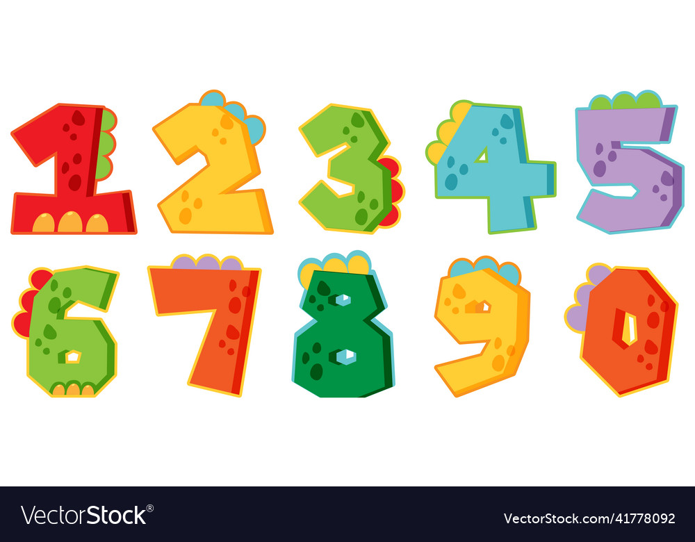 Font design for numbers