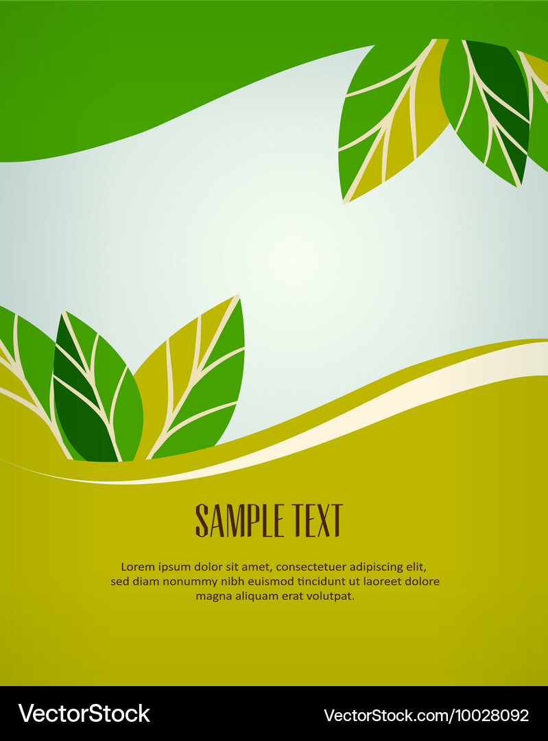 Leaves Royalty Free Vector Image - VectorStock