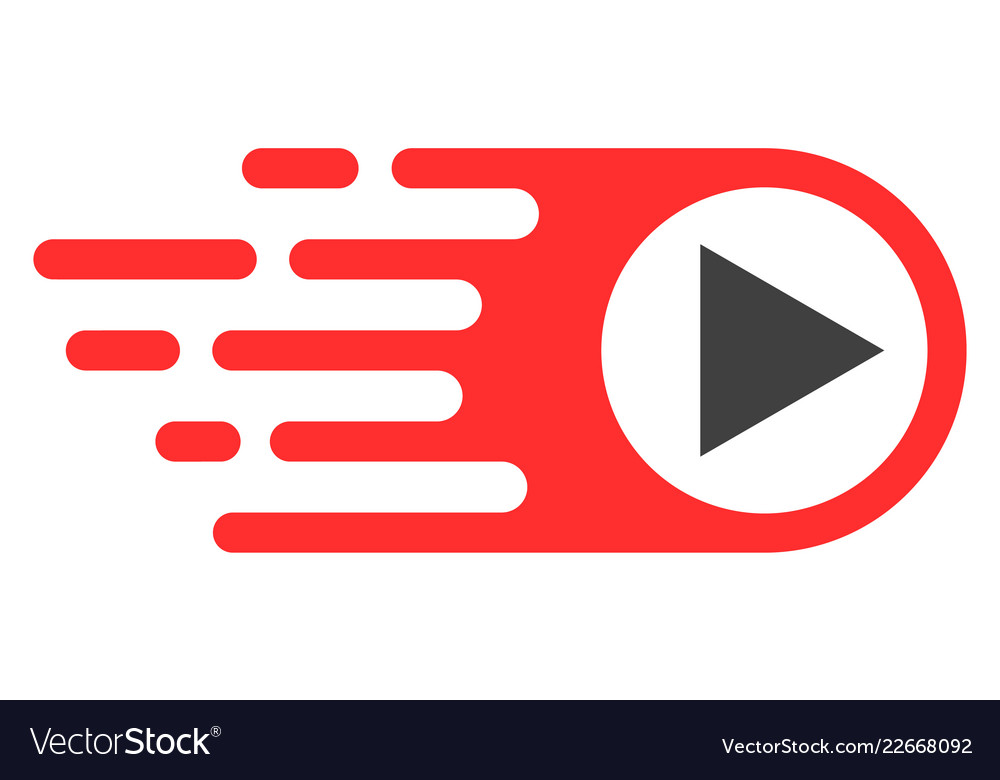 Speed Rush Icon - Rightward Motion