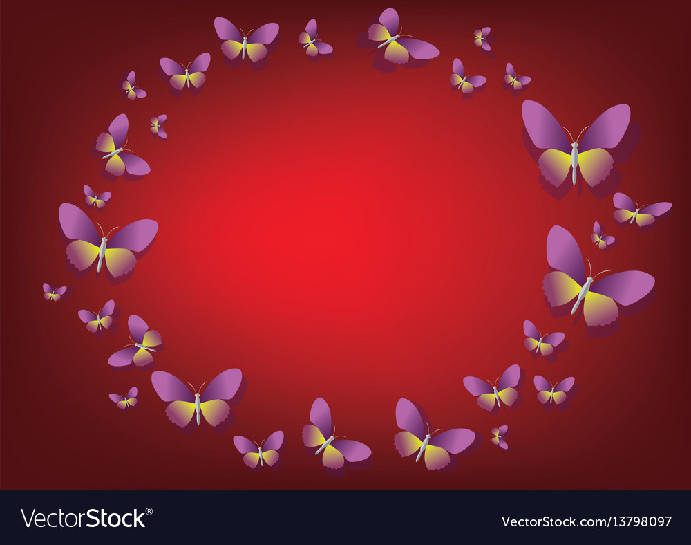 Abstract red background with color paper