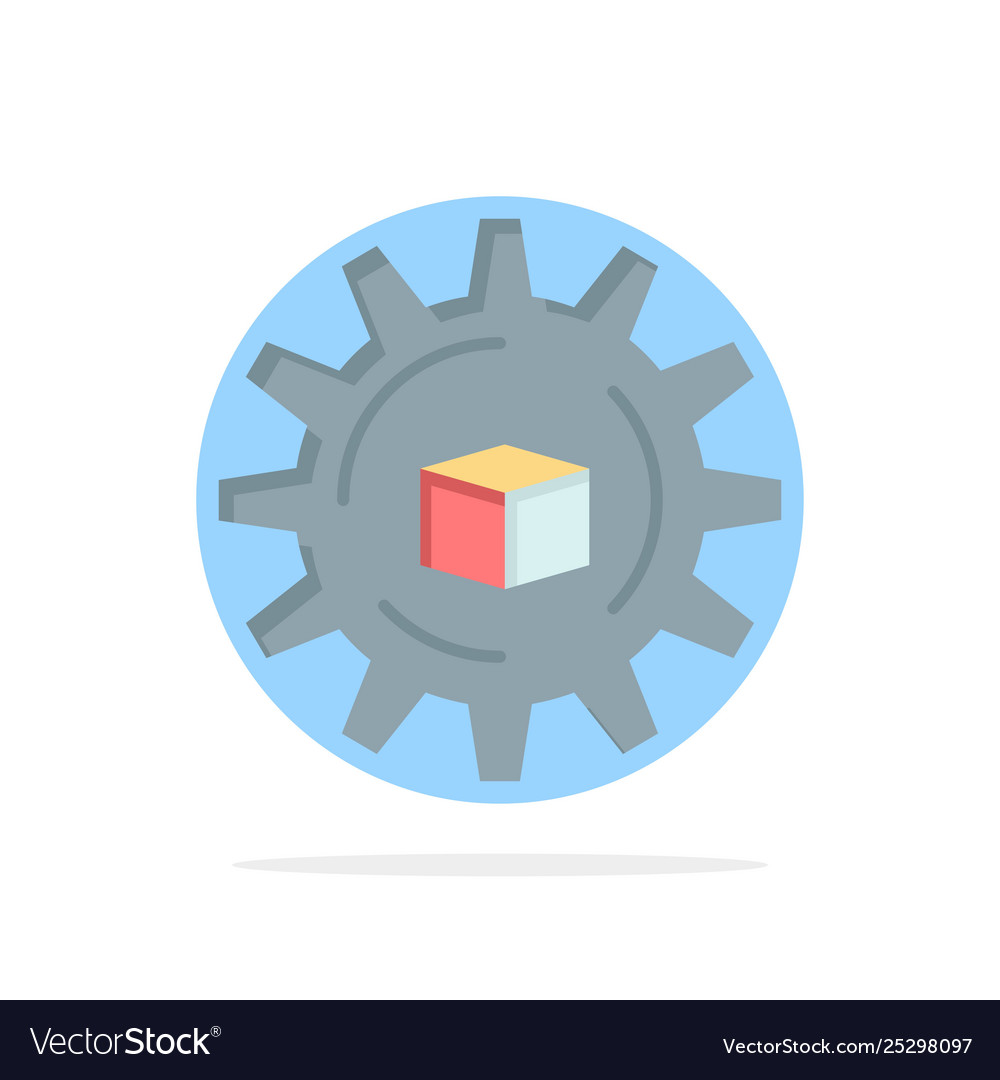 Automatisierte Datenlösung Wissenschaft abstrakter Kreis vector image Automatisierte Datenlösung Wissenschaft abstrakter Kreis