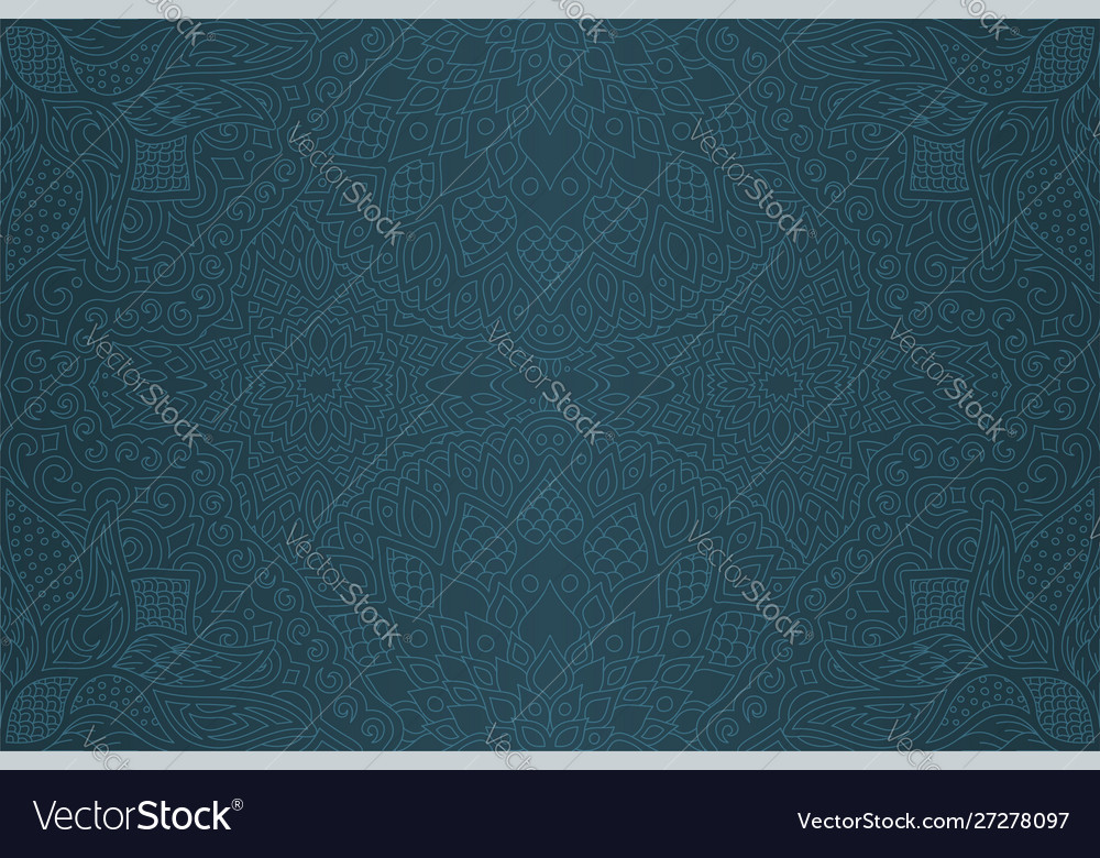 Blue abstract colorful art with linear pattern