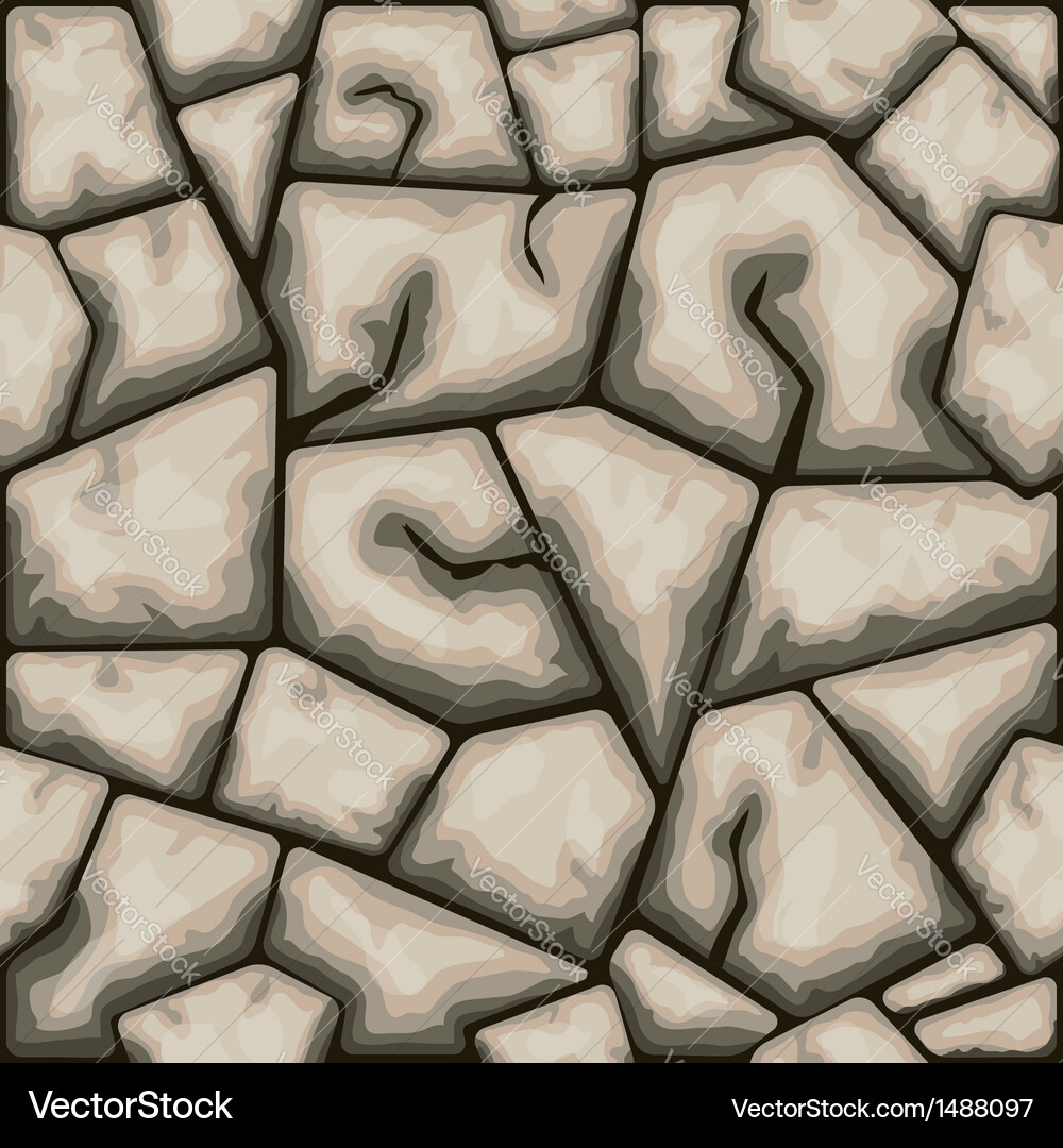 Brown stone seamless pattern Royalty Free Vector Image