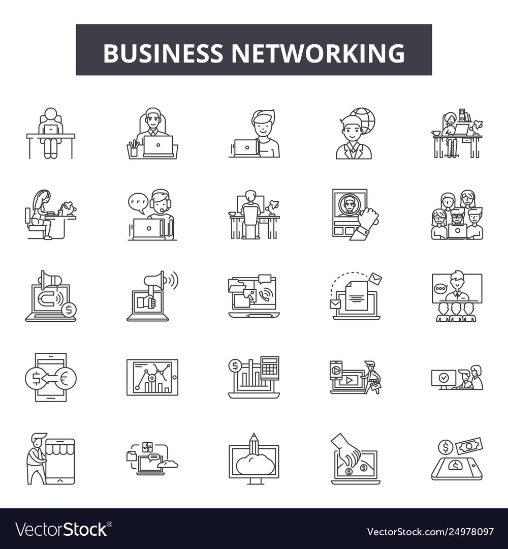Business Networking Icons