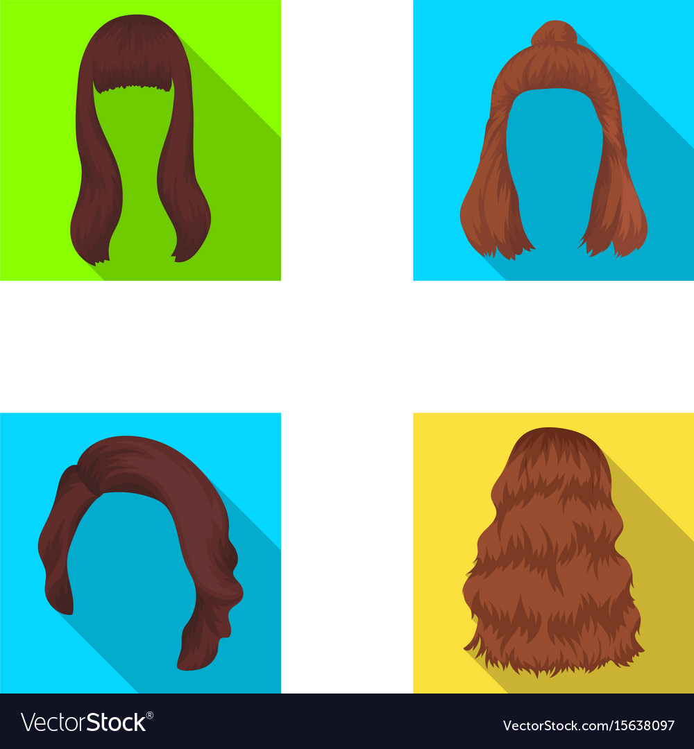 Lange rote und andere Arten von Frisuren zurück