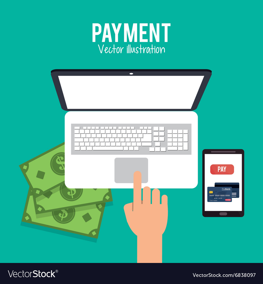 Payment and money design Royalty Free Vector Image