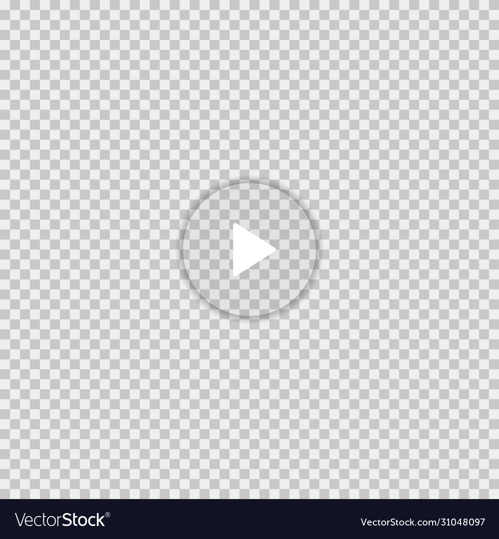 Play Button with Shadow