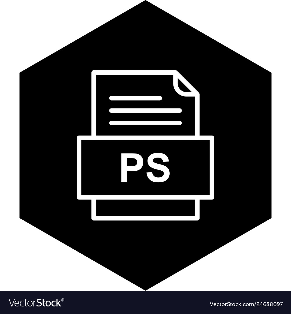 Ps file document icon