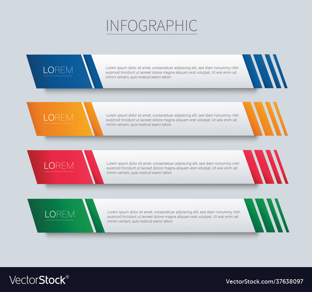 Set modern square isolated color frame template vector image Set modern square isolated color frame template