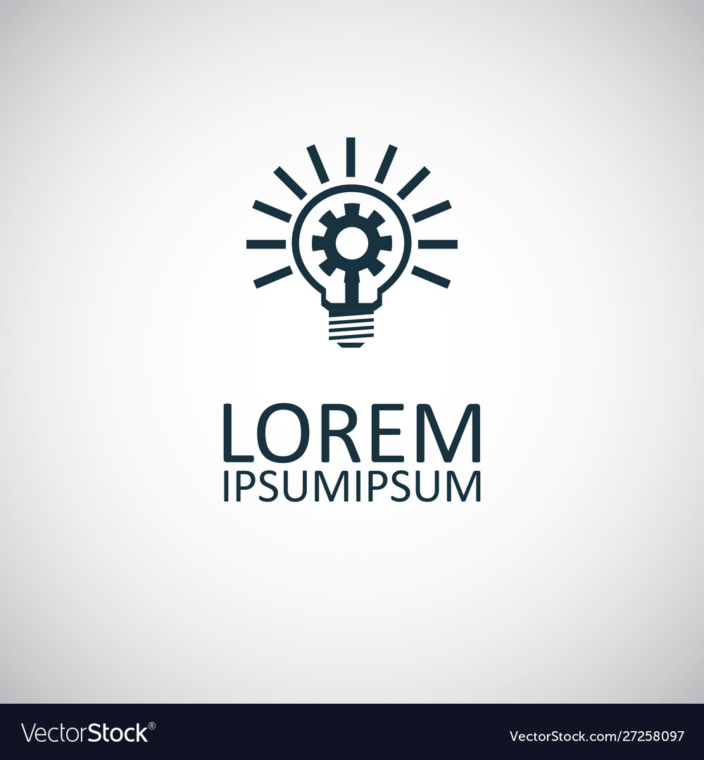 Setting gear light bulb icon for web and ui