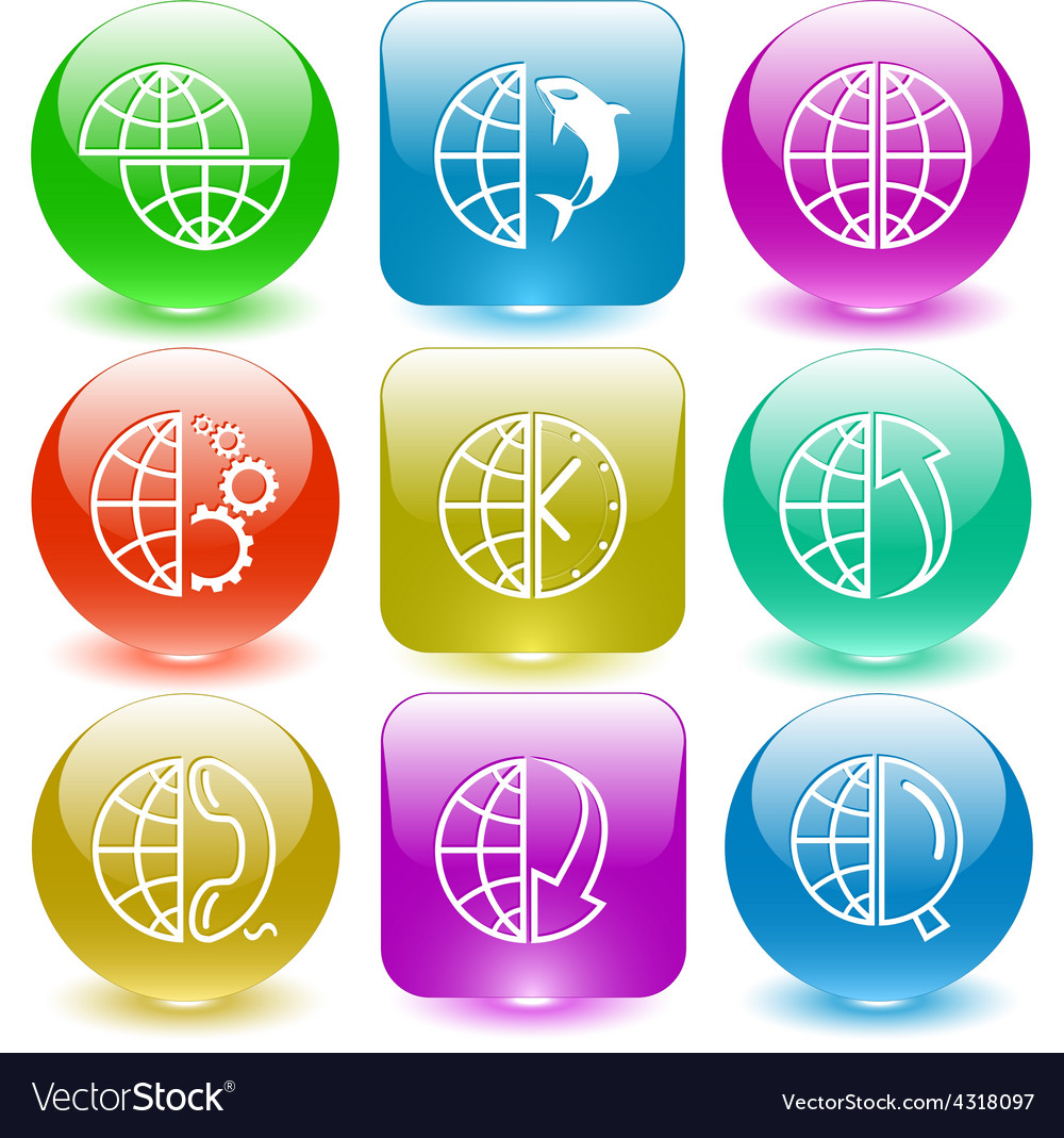 Shift globe and shamoo gears clock