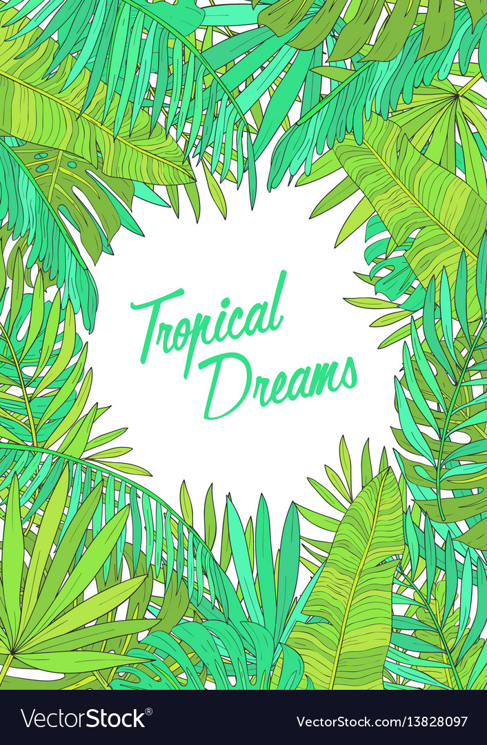 Tropical Leaf Background