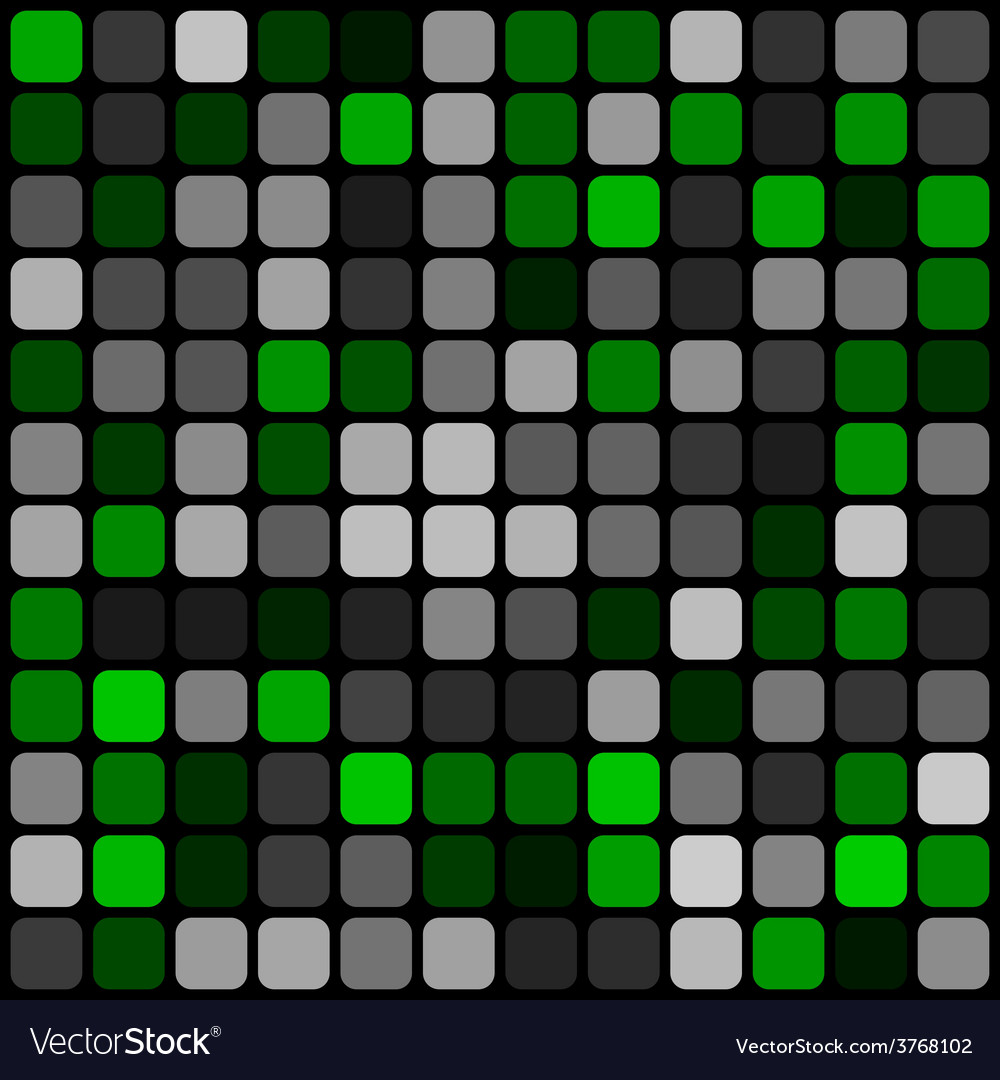 Abstract pattern rounded squares with black grille