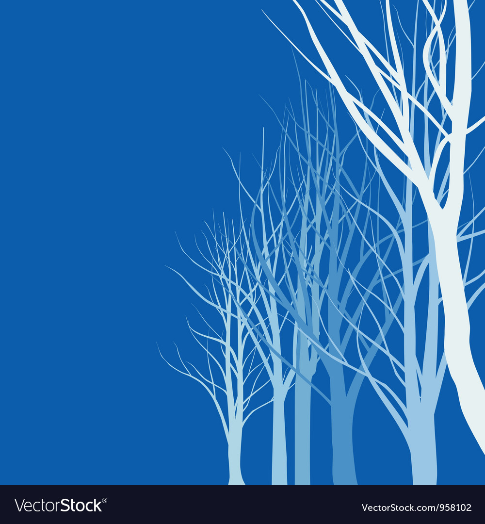 Abstract trees Royalty Free Vector Image VectorStock