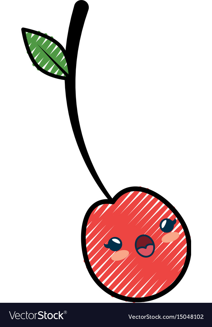 Cherry Cartoon Smiley Royalty Free Vector Image Cherry Cartoon Smiley Royalty Free Vector Image