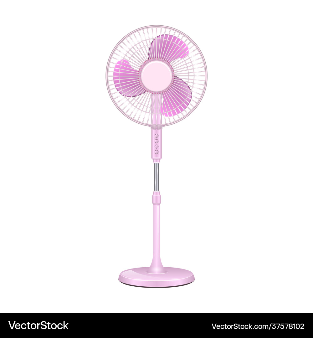 Fan iconrealistic icon isolated Royalty Free Vector Image