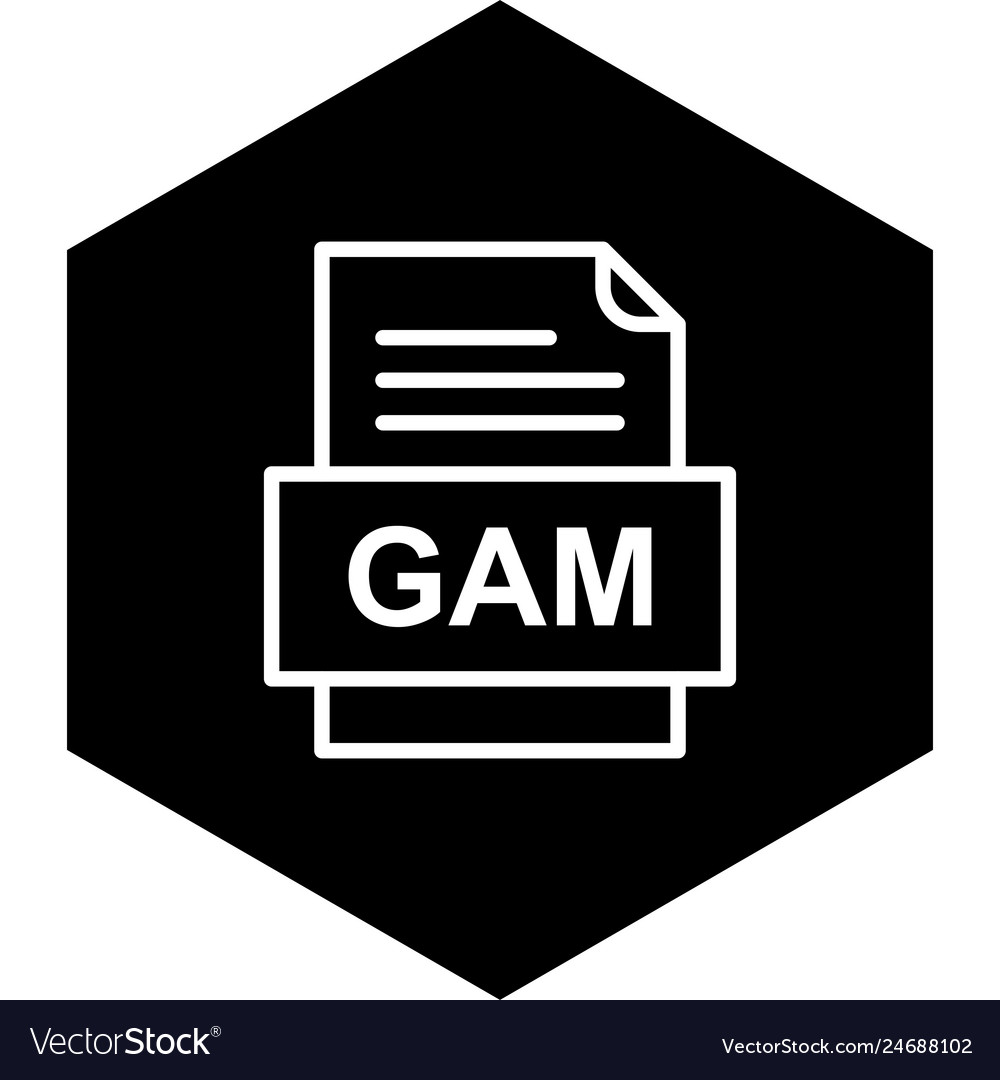 Gam file document icon