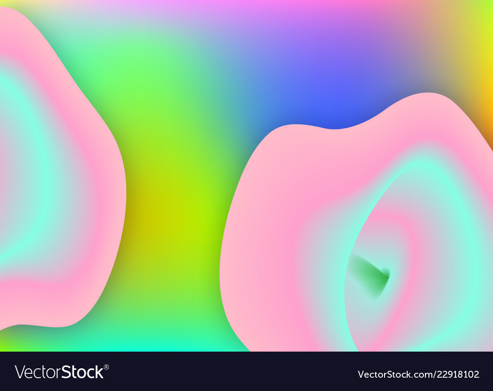 Liquid fluid background with dynamic elements vector image Liquid fluid background with dynamic elements