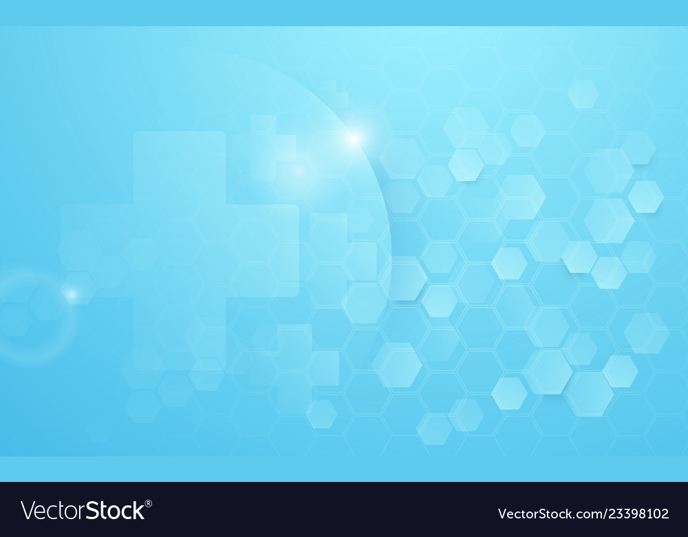 Medicine And Science With Abstract Background Vector Image