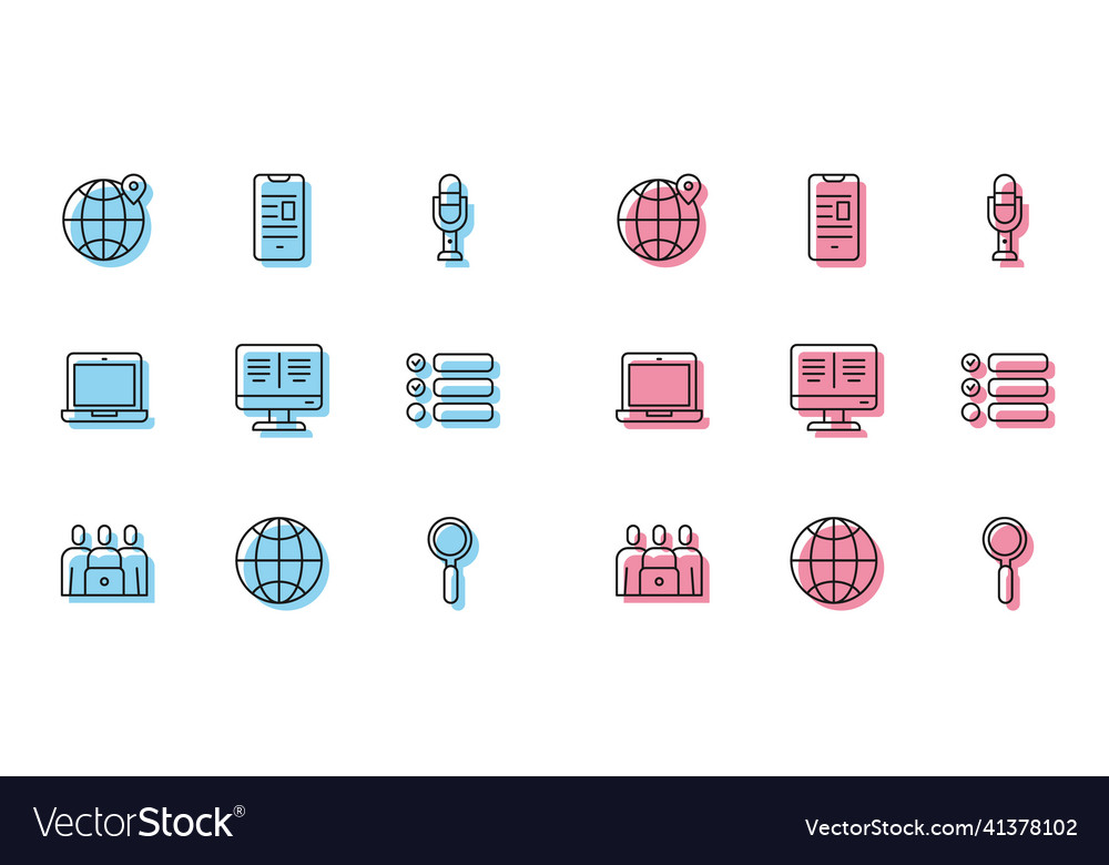Online-Klasse soziale Netzwerk-Standort Vector Image Online-Klasse soziale Netzwerk-Standort