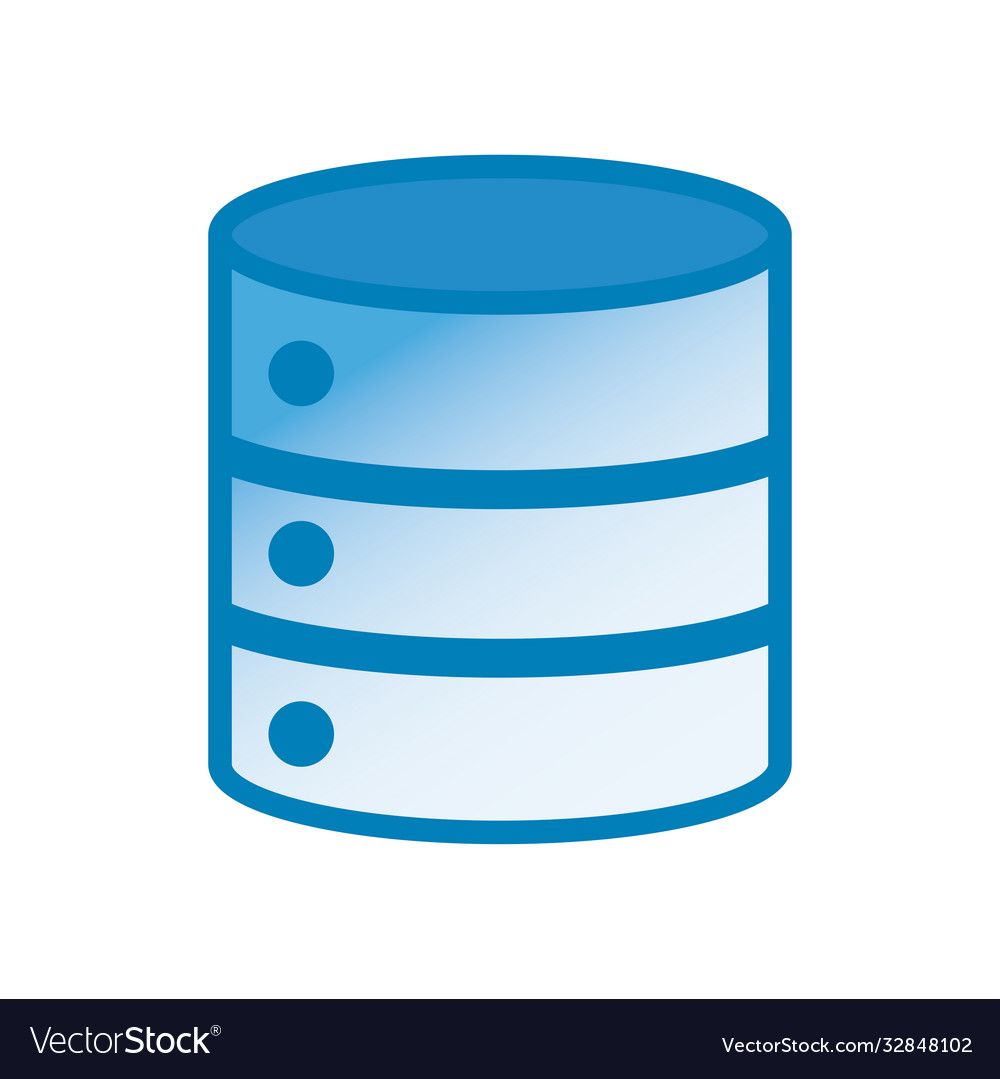 Web Hosting Linie und Gradienten-Symbol