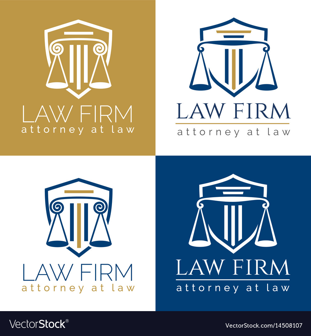 law-firm-logo-column-royalty-free-vector-image